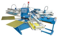 Manual semi automatic screen printing